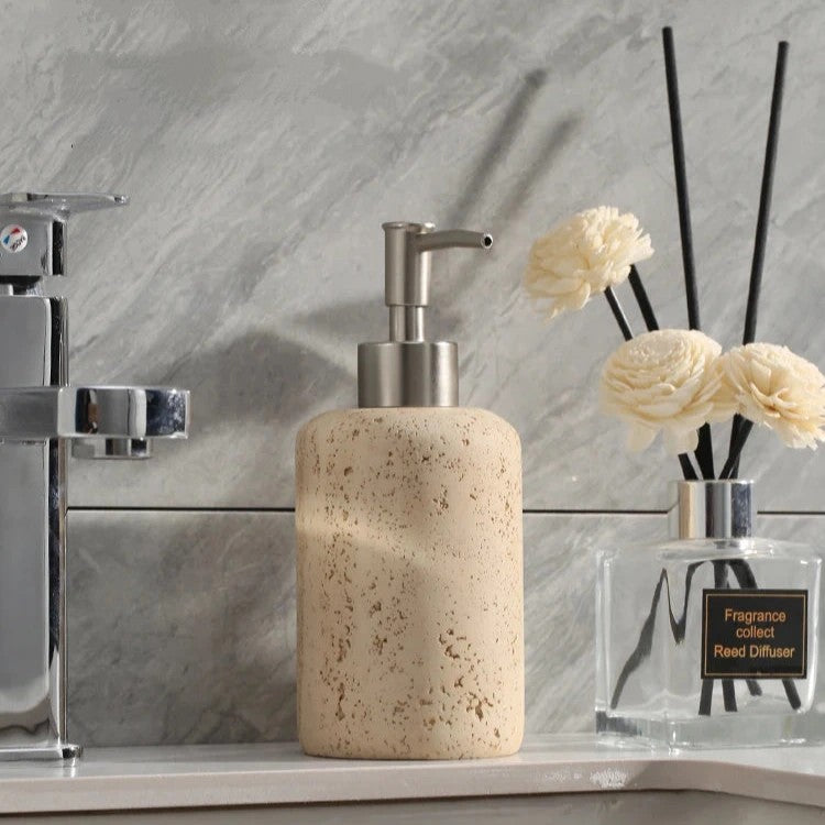 Wabi-Sabi Sandstein Badezimmer-Zubehörset