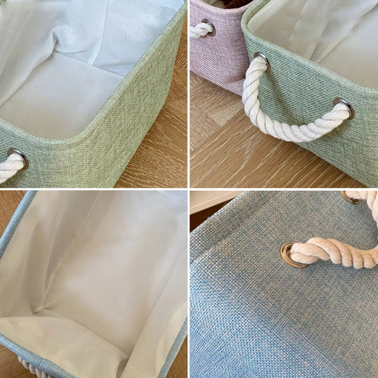 Aufbewahrungskorb aus Leinen - Badeno