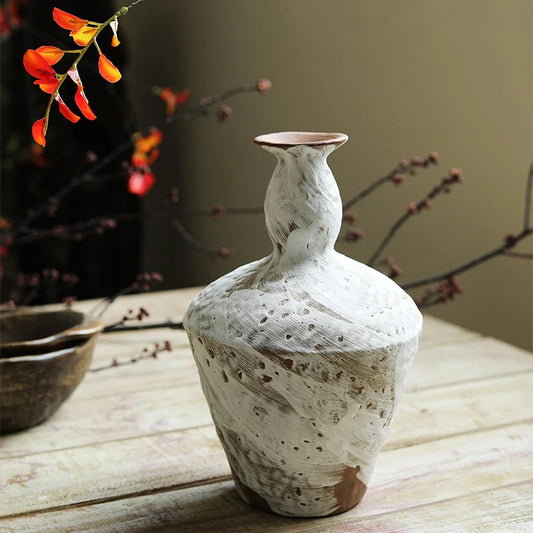 Chinesische Zen-Keramikvase, handgefertigt - Badeno