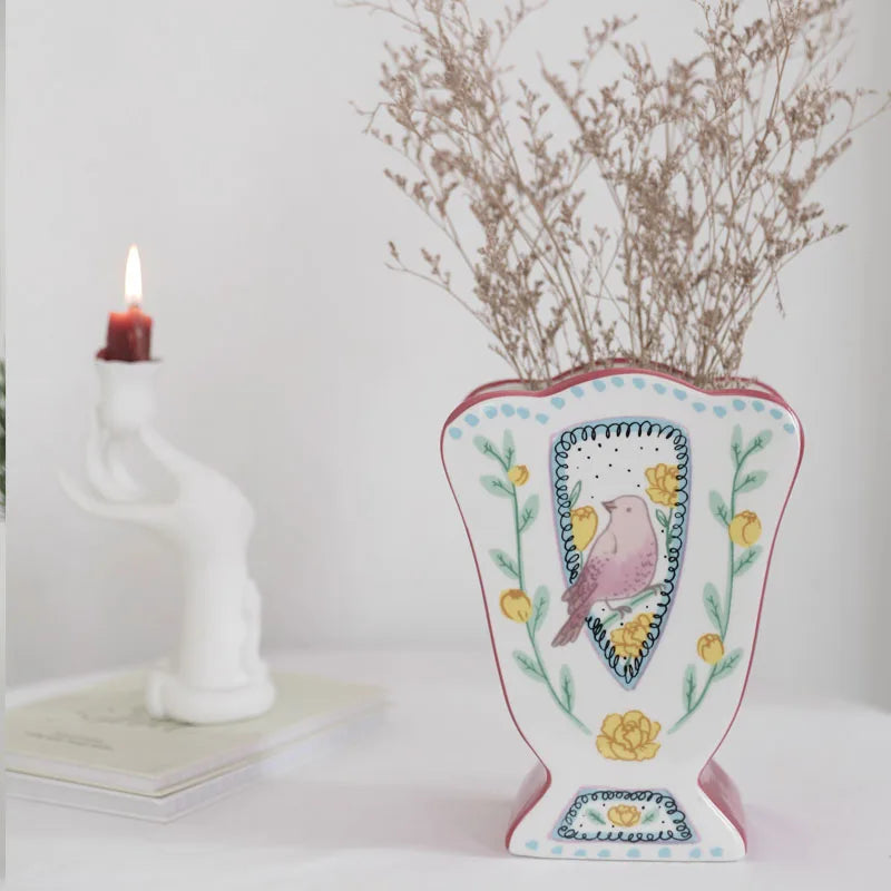 Handbemahlte Keramikvase - Badeno