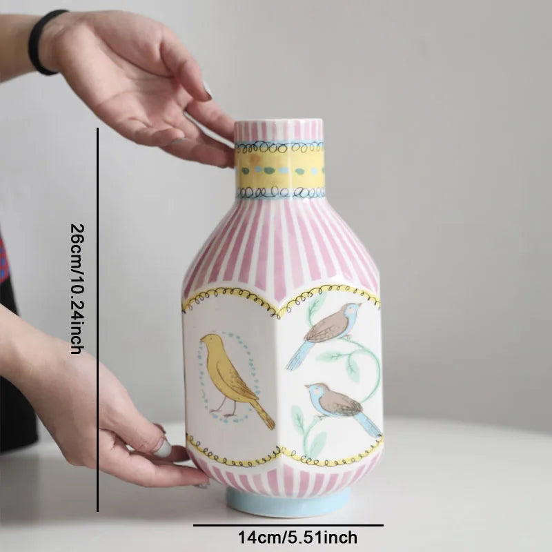 Handbemahlte Keramikvase - Badeno