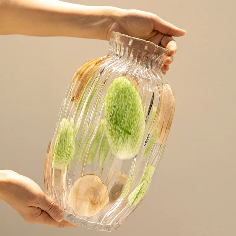 Mehrfarbige gepunktete Vase - Badeno