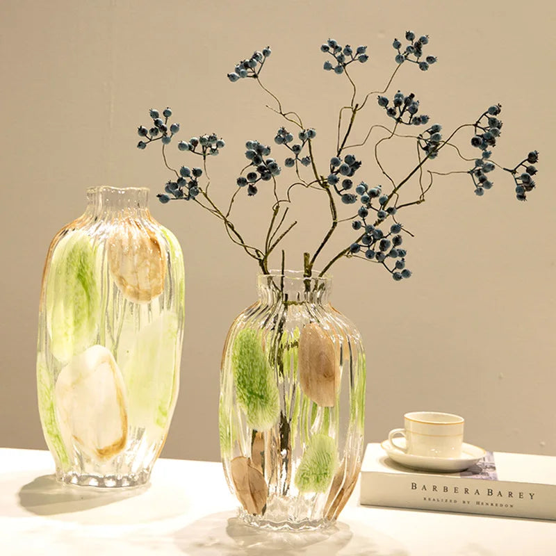 Mehrfarbige gepunktete Vase - Badeno