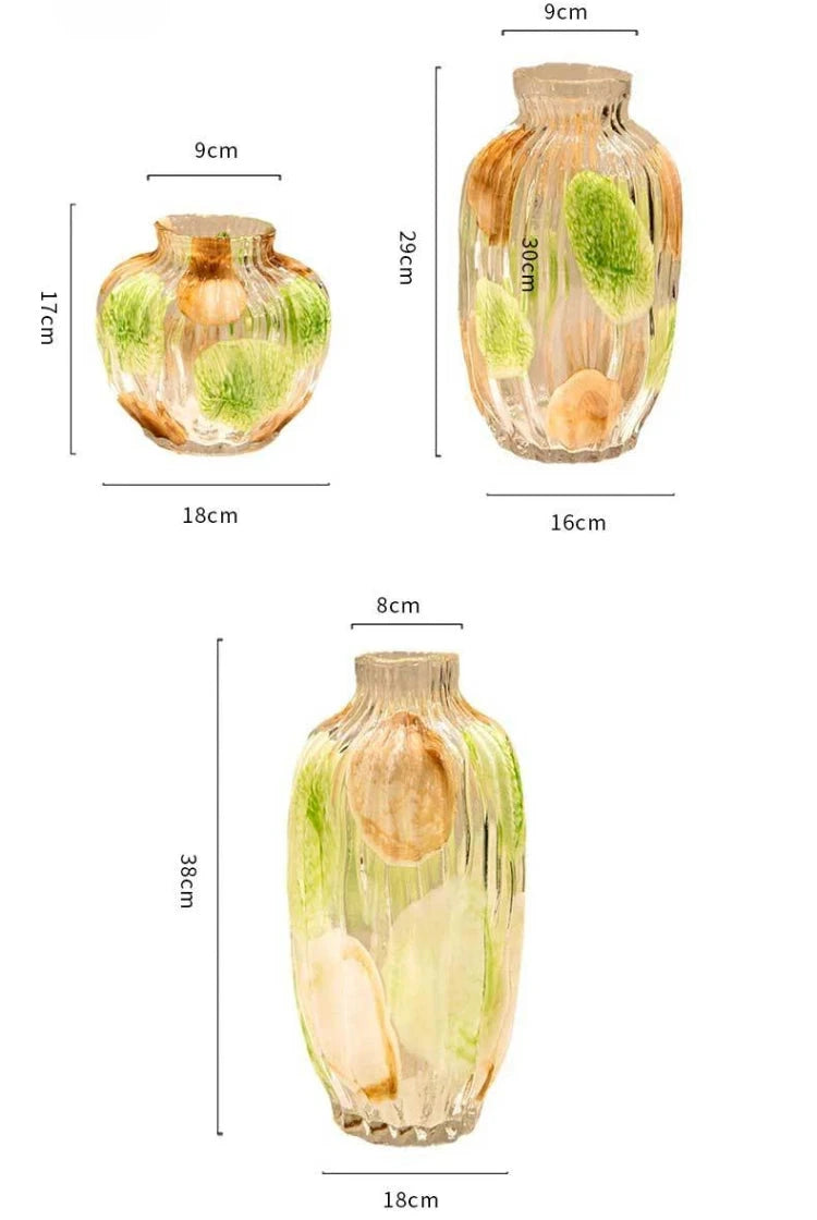 Mehrfarbige gepunktete Vase - Badeno