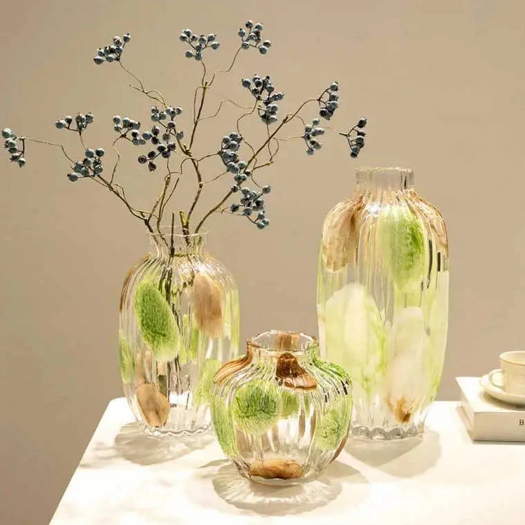 Mehrfarbige gepunktete Vase - Badeno