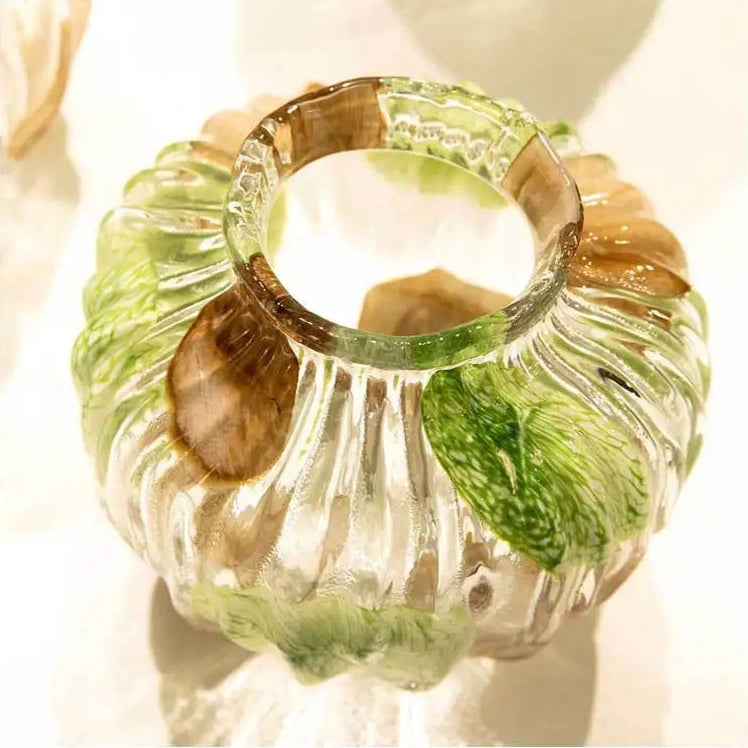 Mehrfarbige gepunktete Vase - Badeno