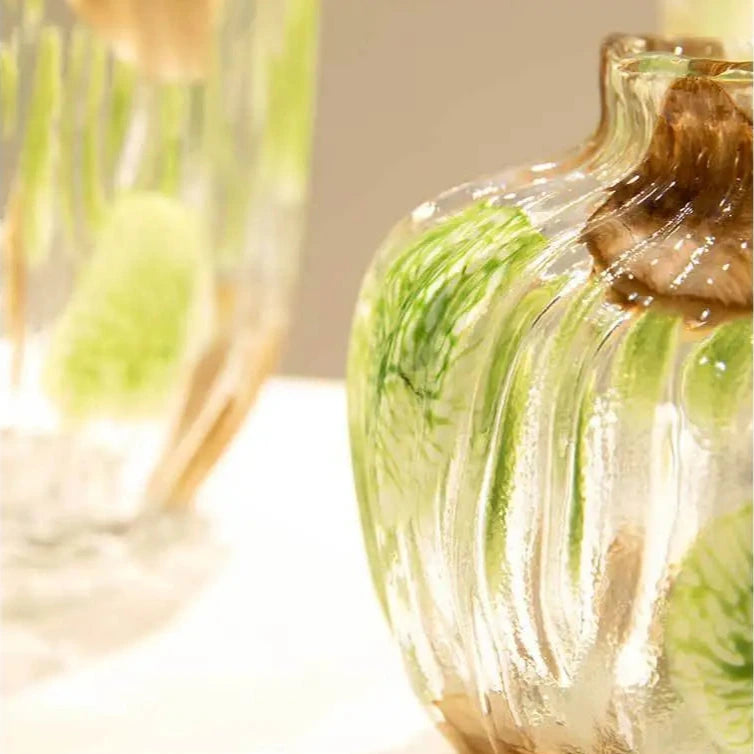 Mehrfarbige gepunktete Vase - Badeno