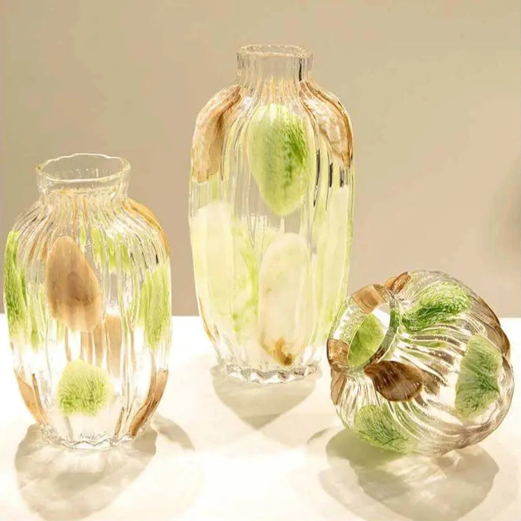 Mehrfarbige gepunktete Vase - Badeno