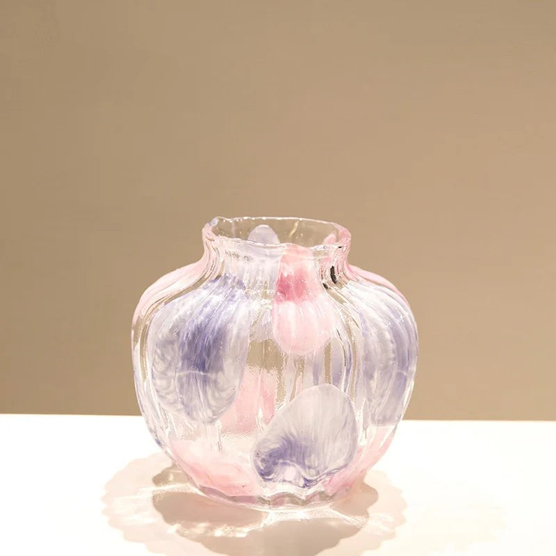 Mehrfarbige gepunktete Vase - Badeno