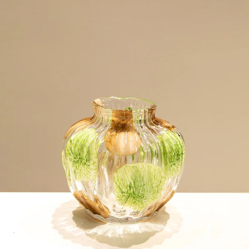 Mehrfarbige gepunktete Vase - Badeno