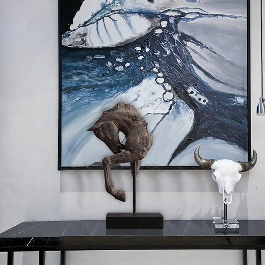 Old Horse's Head Tierskulptur - Badeno