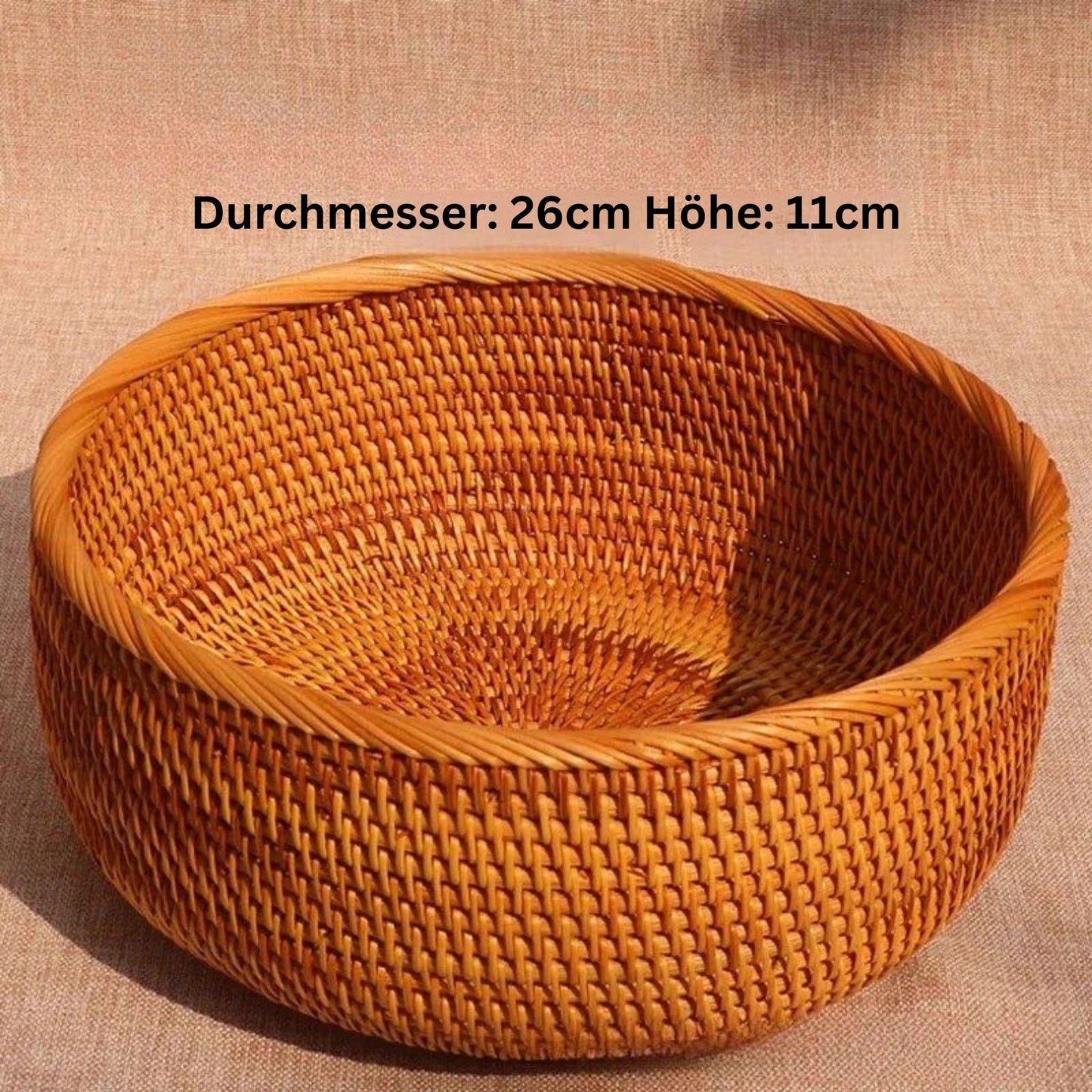 Rattan Aufbewahrungskorb - Badeno