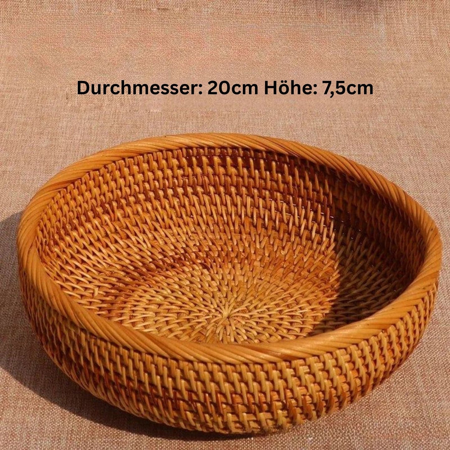 Rattan Aufbewahrungskorb - Badeno