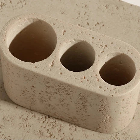Wabi-Sabi Sandstein Badezimmer-Zubehörset