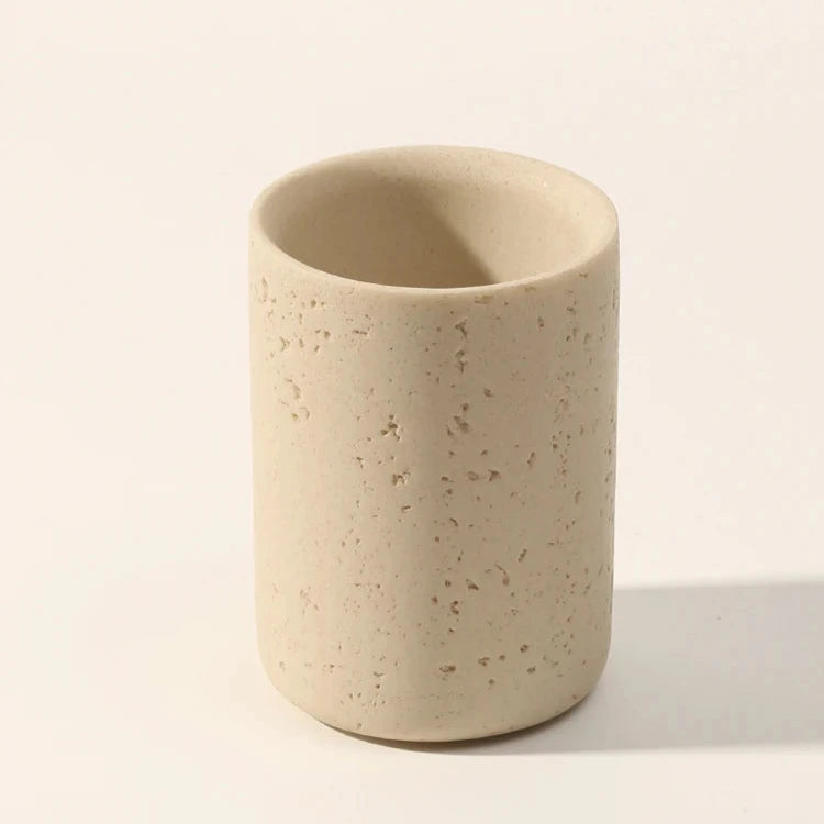 Wabi-Sabi Sandstein Badezimmer-Zubehörset