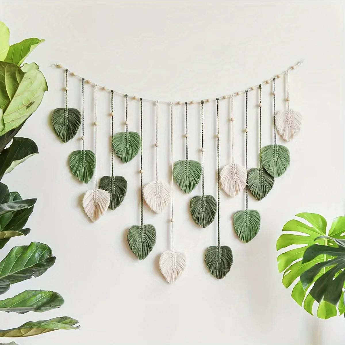 Boho Wanddeko Blätter