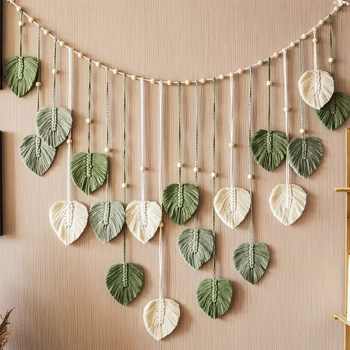 Boho Wanddeko Blätter