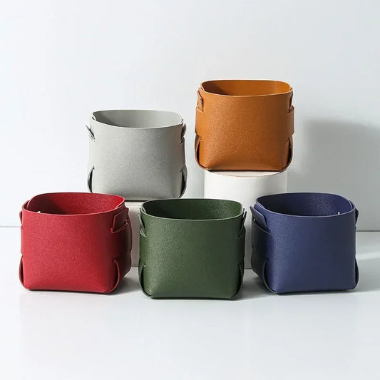 Faltbarer Aufbewahrungsbehälter Kunstleder - Badeno