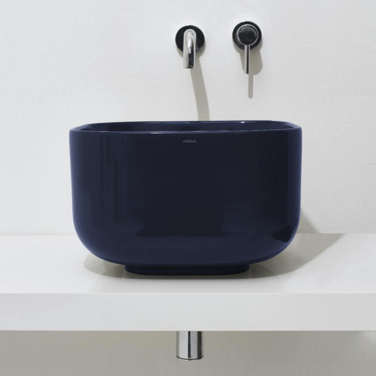 Aufsatzwaschbecken Balloon hoch quadratisch - Badeno