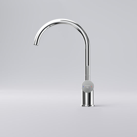 Serie 100 Waschtisch-Einhebelmischer geschwungen - Badeno