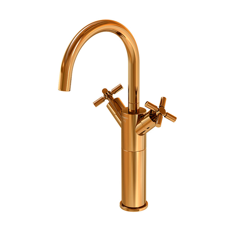 Serie 250 Waschtisch-Zweigriffarmatur Hoch - Badeno