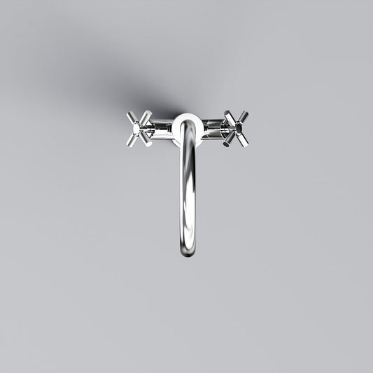 Serie 250 Waschtisch-Zweigriffarmatur Hoch - Badeno