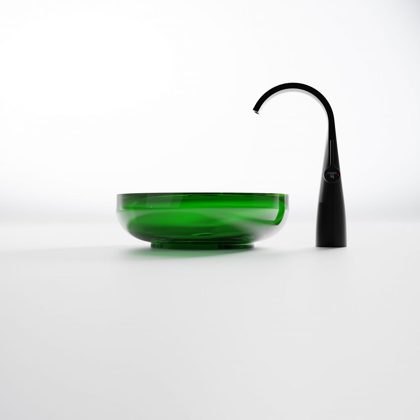 Serie 489 Polyresin Aufsatzwaschtisch rund - Badeno