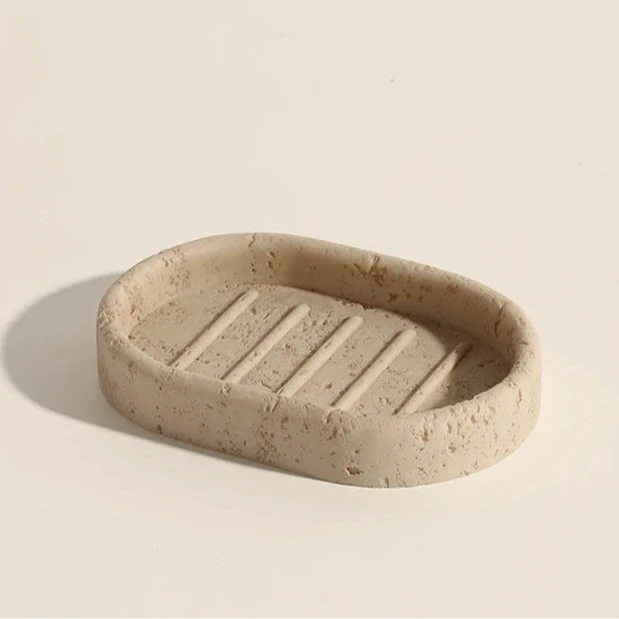Wabi-Sabi Sandstein Badezimmer-Zubehörset - Badeno