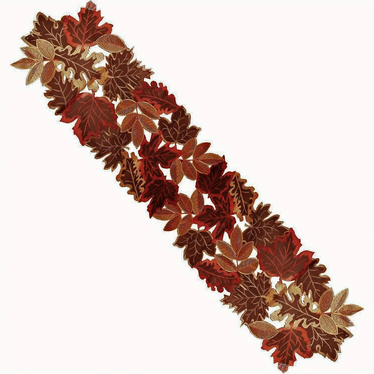 Herbst Tischläufer mit Ahornblättern