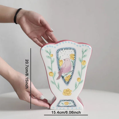Handbemahlte Keramikvase - Badeno 
