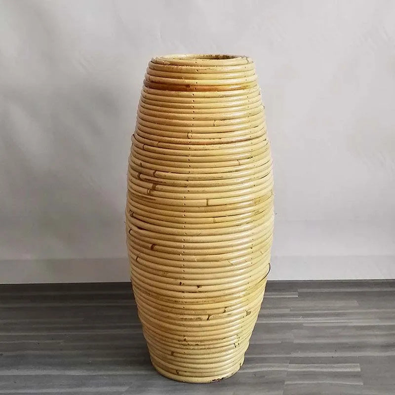 Indonesische Rattanvase - Badeno 