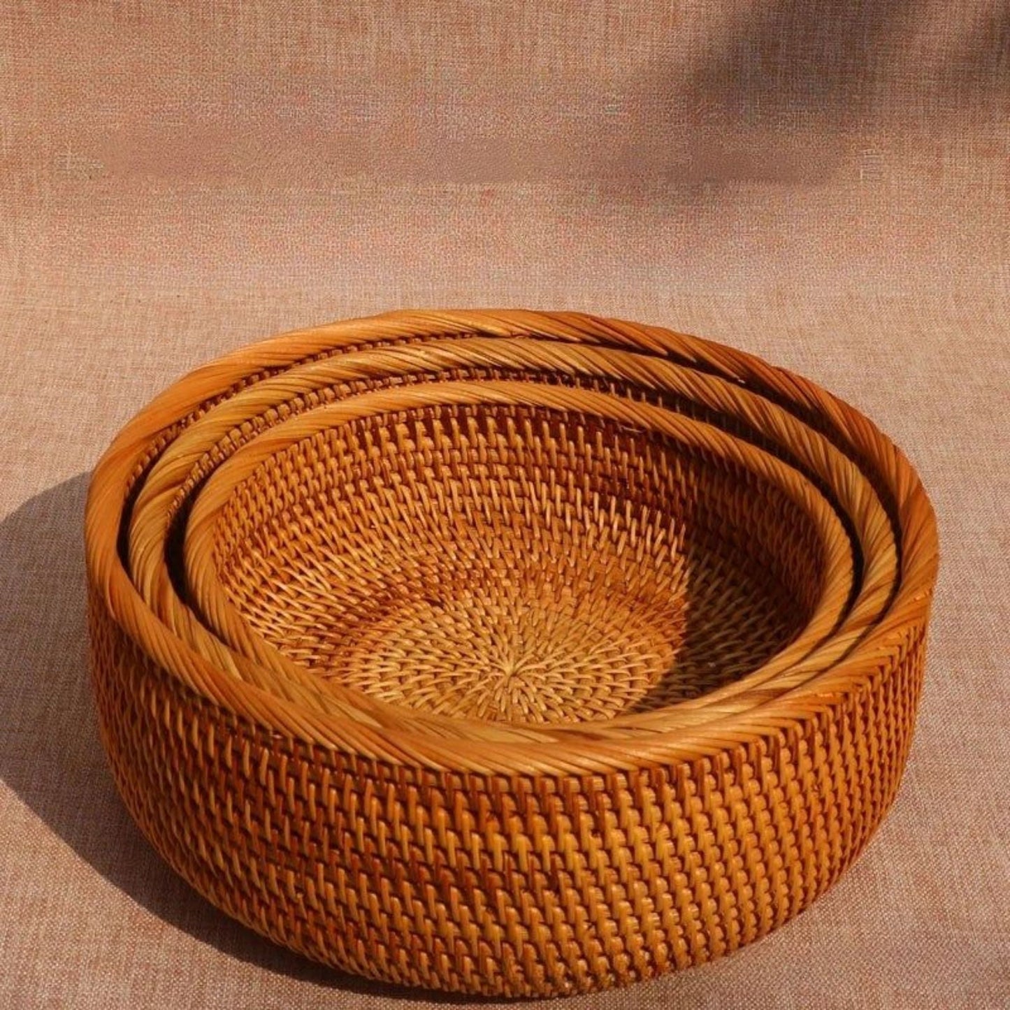 Rattan Aufbewahrungskorb - Badeno 