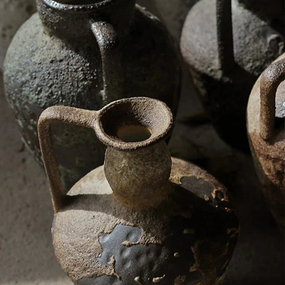 Rustikale Keramikvase, alter Krug - Badeno 