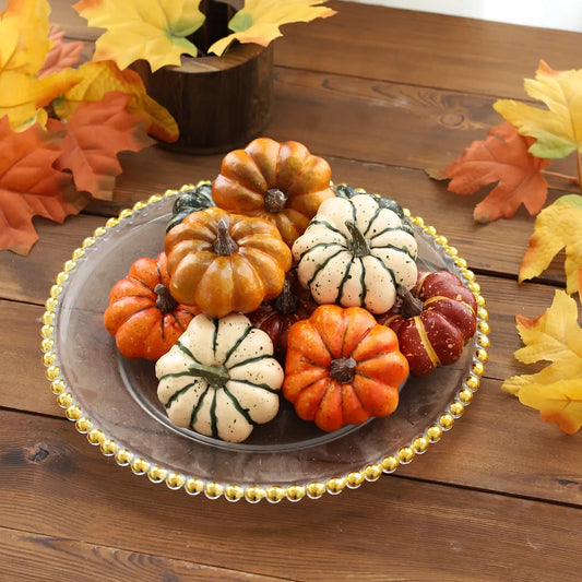 Künstlicher Kürbis, Herbst-Dekoration