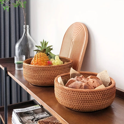 Rattan Aufbewahrungskorb