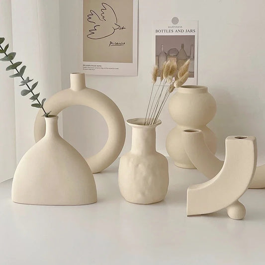 Moderne einfache Keramik-Kunstvase
