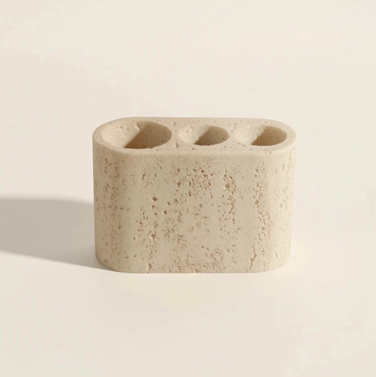 Wabi-Sabi Sandstein Badezimmer-Zubehörset