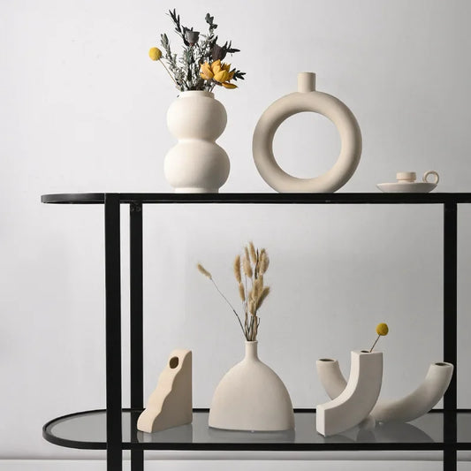 Moderne einfache Keramik-Kunstvase