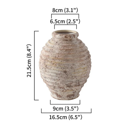 Tonvase in antikem Stil