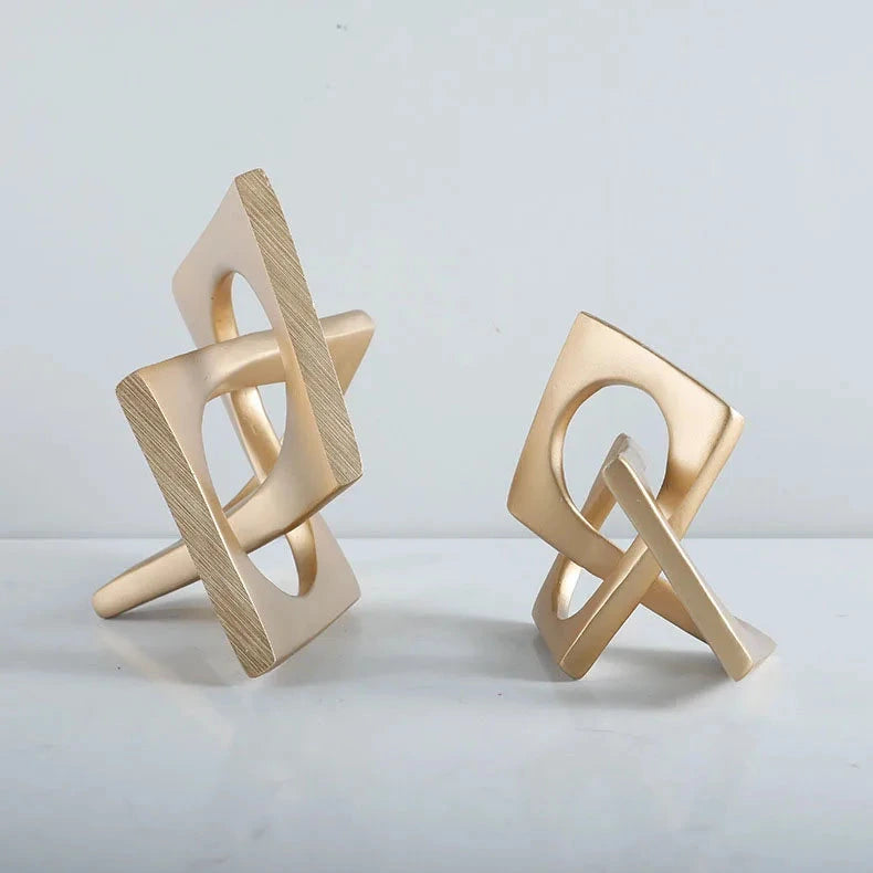 Abstrakte Geometrische Statue