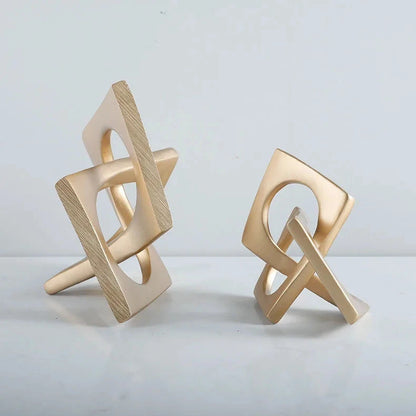 Abstrakte Geometrische Statue