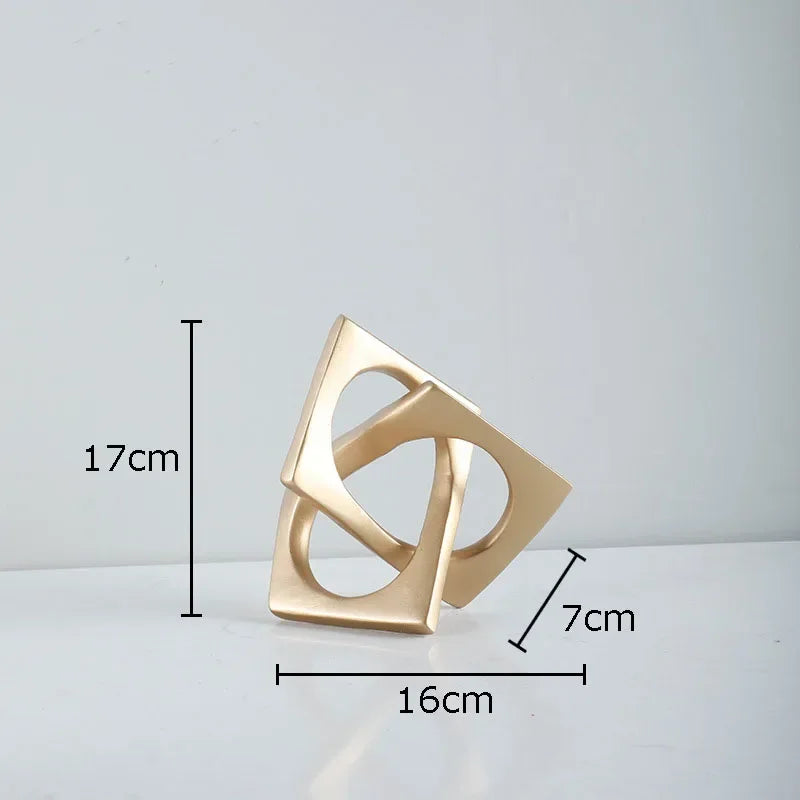 Abstrakte Geometrische Statue