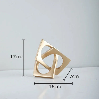 Abstrakte Geometrische Statue