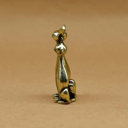 Vintage Katzenfigur – Verliebtes Katzenpaar