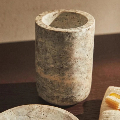 Badezimmerset aus natürlichem Marmor