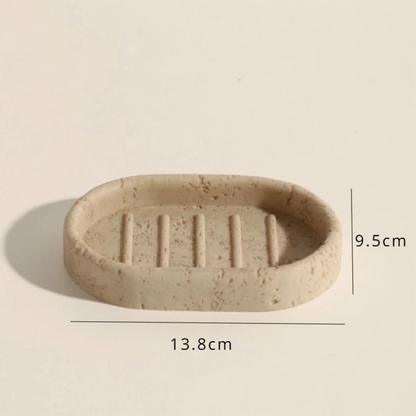 Wabi-Sabi Sandstein Badezimmer-Zubehörset