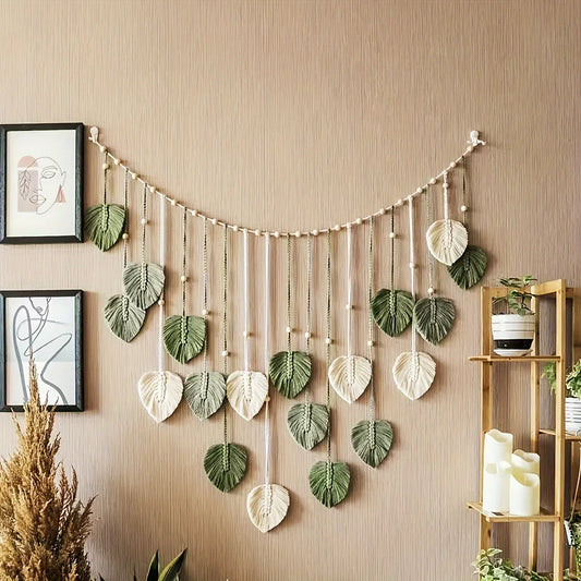 Boho Wanddeko Blätter
