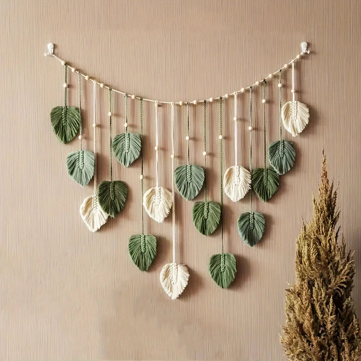 Boho Wanddeko Blätter