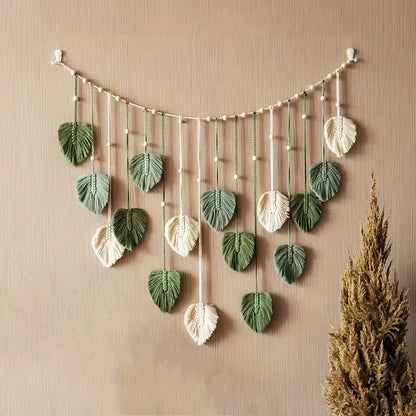 Boho Wanddeko Blätter