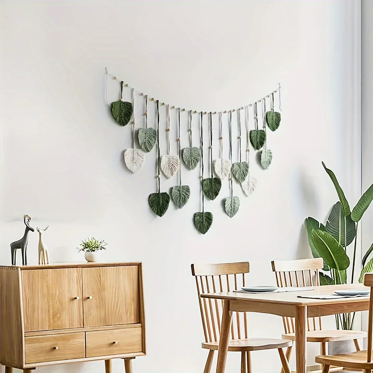 Boho Wanddeko Blätter